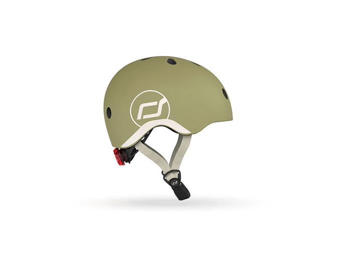 SCOOTANDRIDE Kask XXS-S dla dzieci 1-5 lat Olive
