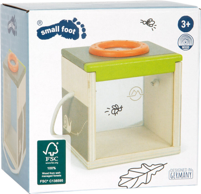 Pudełko na owady wbudowane szkło powiększające widok z 3 stron Discover Small Foot