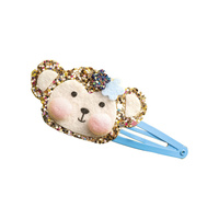 Zestaw kreatywny dla dzieci do tworzenia biżuterii Brokatowe spinki do włosów Egzotyczne zwierzęta Janod