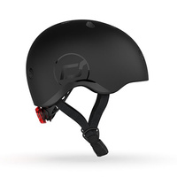 SCOOTANDRIDE Kask S-M dla dzieci 3+ lat Black