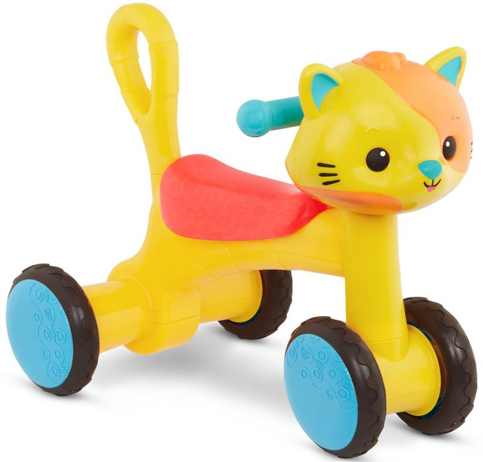 Jeździk dla dzieci 4-kołowy rowerek biegowy kotek Riding Buddy Cat ride-on B.Toys