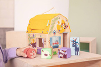 Drewniany domek dźwiękowy multifunkcyjny Farma Lilliputiens