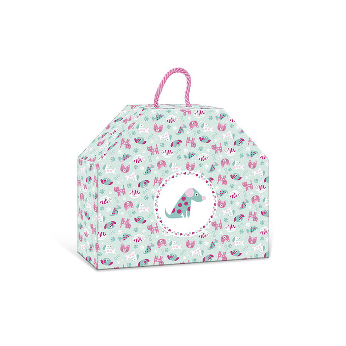 Zestaw kreatywny dla dzieci do tworzenia biżuterii brokatowe spinki do włosów Pieski i kotki Janod