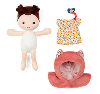 Lalka Jeanne w nosidełku Dzidziuś z akcesoriami 24 cm Lilliputiens