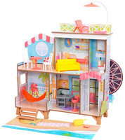 Dwustronny domek dla lalek diabelski młyn Fun Beach House KidKraft 