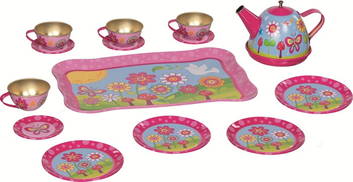 Zestaw do zabawy w dom piknik i serwowanie herbaty Funky Flowers Goki