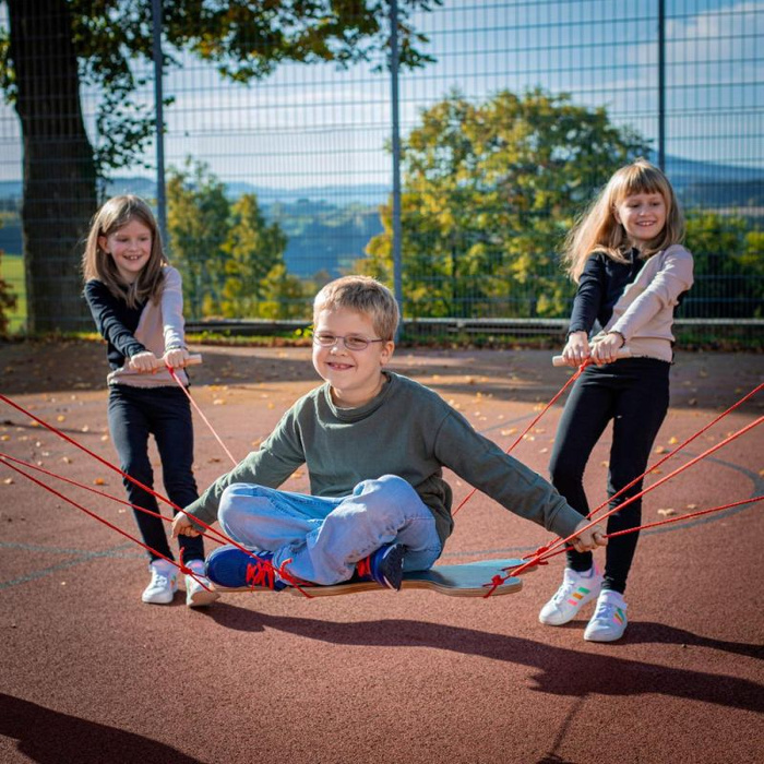 Drewniana deska do balansowania w powietrzu gra zespołowa i dysk z labiryntem Team Spirit Erzi