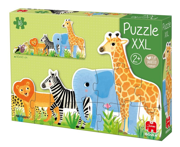 Wielkie puzzle Zwierzęta z dżungli Goula