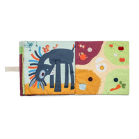 Lilliputiens Książeczka aktywizująca z mini-pacynkami Młode zwierzątka dla niemowląt i maluchów