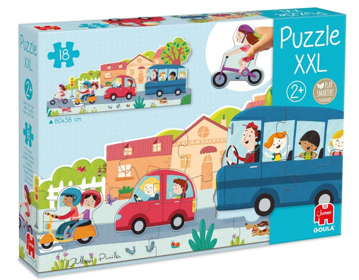 Wielkie puzzle XXL pojazdy Goula