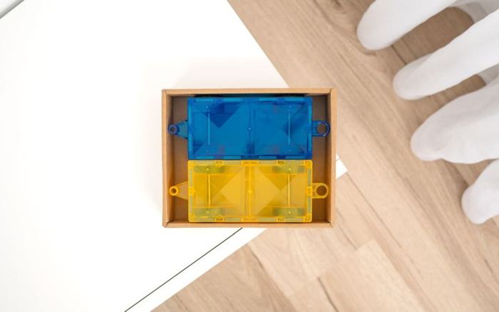 Klocki magnetyczne dla dzieci Rainbow Car Pack Connetix