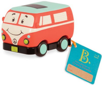 Zestaw 3 minisamochodzików z napędem Wheeee-ls! B.Toys pojazdy do zabawy