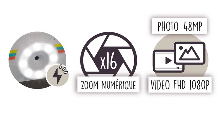 CamPro Aparat 2w1 kamerka do kasku na hulajnogę i rower Buki