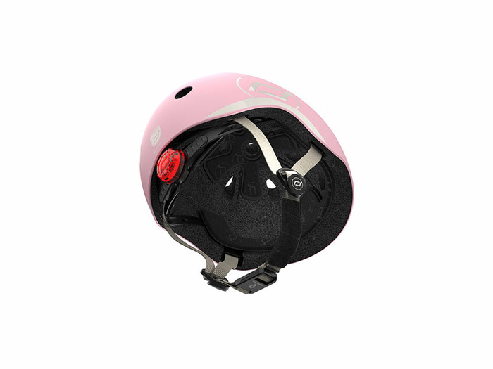 SCOOTANDRIDE Dziecięcy Kask i Ochraniacze Rose XXS-S ochronny Zestaw 1-5 lat