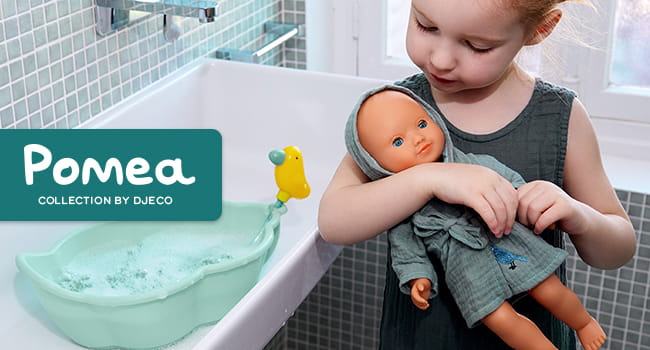 Lalka bobas do zabawy w wodzie Prune 32cm Pomea Djeco