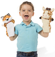Zestaw pacynek na rękę Przyjaciele z safari Melissa and Doug