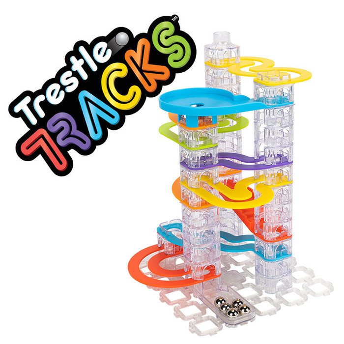 Kulodrom tor dla kulek Trestle Tracks Zestaw Konstruktorski Fat Brain Toys