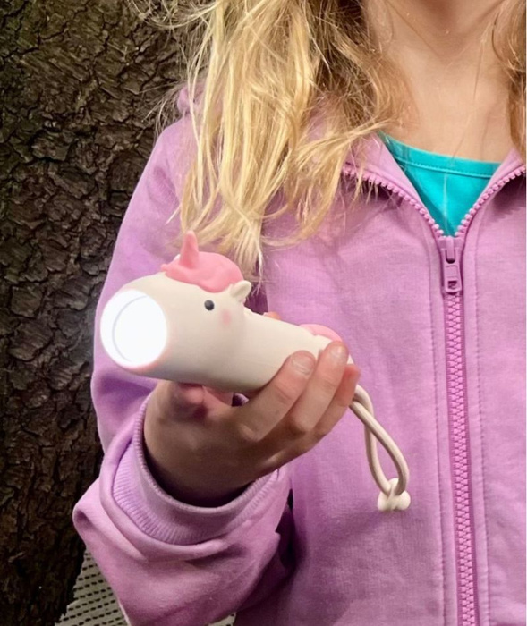 Latarka dziecięca Jednorożec Pinky Rabbit & Friends