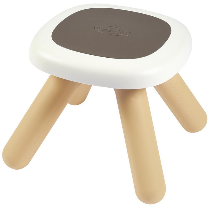 Smoby Taboret Krzesełko ogrodowe do pokoju dziecięcego brązowe praktyczny i stabilny Mebel