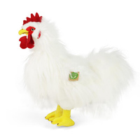 Pluszak dla dzieci biały kogut 33 cm Rappa