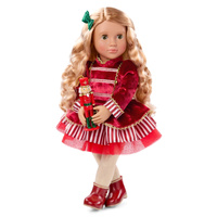 Lalka Hollie z dziadkiem do orzechów 46 cm Our Generation