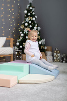 Duże klocki piankowe do wspinaczki i aktywnej zabawy dla dzieci zestaw pastelowy Corner Climber IGLU