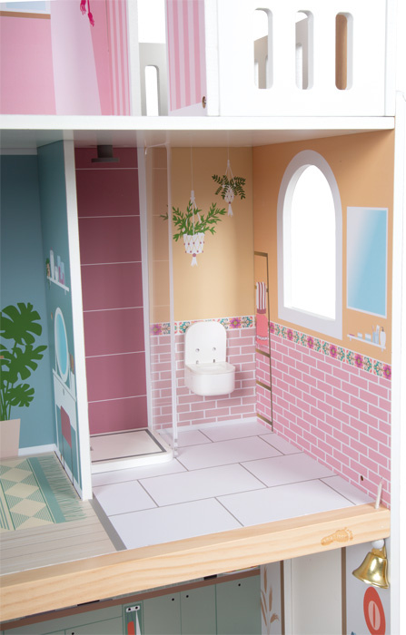 Nowoczesna willa drewniany domek dla lalek Small Foot