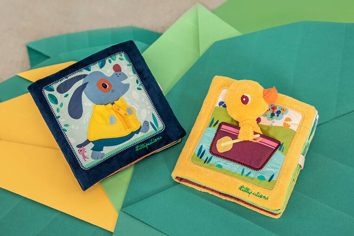 Książeczka edukacyjna Uczę się sam ubierać Piesek Jules Lilliputiens