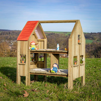 Drewniany domek dla lalek domek do zabawy w sklep Outdoor Erzi