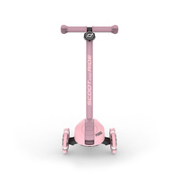 SCOOTANDRIDE Highwaykick 3S Hulajnoga z systemem sterowania 2w1 i kółkami LED składana 3+ Rose