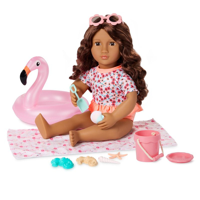 Lalka GABRIELA 46cm z akcesoriami na plażę Our Generation