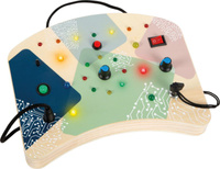 Tablica manipulacyjna Montessori z przełącznikami i światłem LED Small Foot 