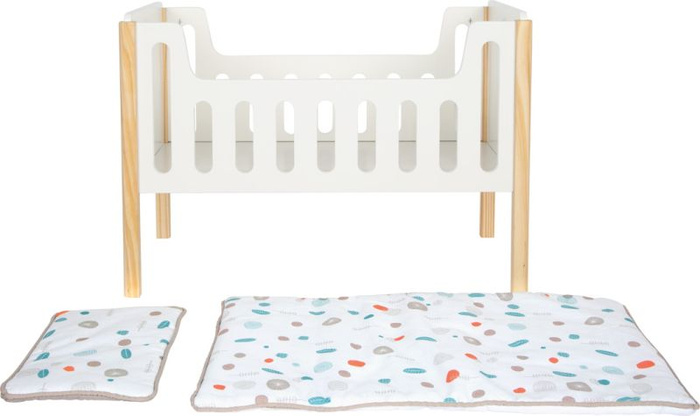 Drewniane łóżeczko dla lalek Małe groszki Small Foot