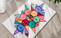 Klocki magnetyczne dla dzieci Pastel Geometry Pack 40 el Connetix