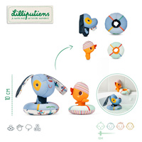 Lilliputiens Zestaw dwóch przytulanek do kąpieli Piesek Jules i Kaczorek Gaspard