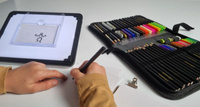 Tablet kreatywny dla dzieci 3 w 1 z podświetleniem Buki do odrysowywania komiksu flipbook