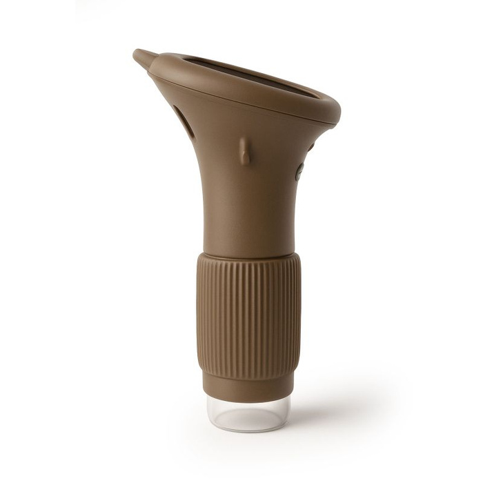 Mikroskop cyfrowy dla dzieci kieszonkowy KidLupe brązowy z ekranem LCD Kidinex