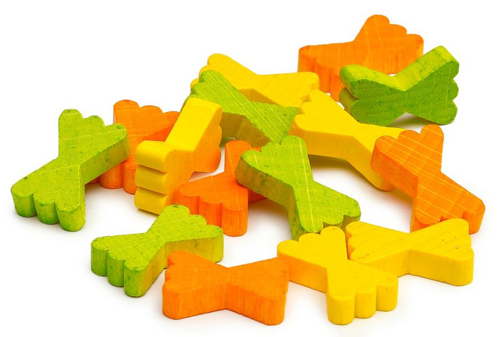 Drewniany makaron Farfalle w puszce Erzi