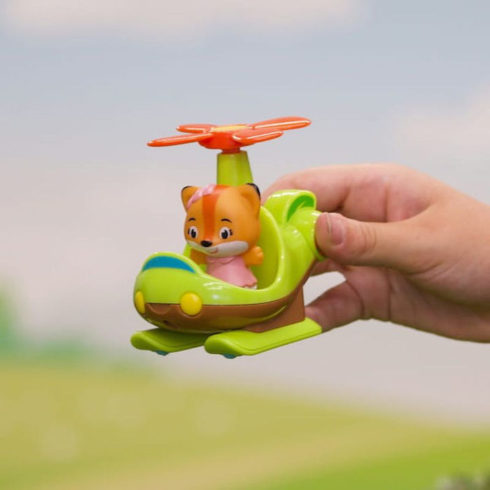 Helikopter Klorofil z figurką zwierzątka