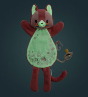 Lilliputiens Przytulanka do spania Kotka Jeanne Komforter i Pacynka dla niemowląt