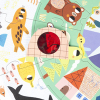 Okrągłe puzzle XXL Odkrywca zwierząt Goula