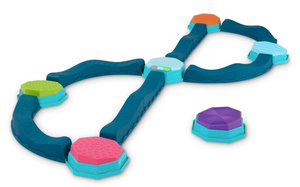 Modułowa ścieżka sensoryczna z dźwiękami 14 elementów Balance & Groove B.Toys