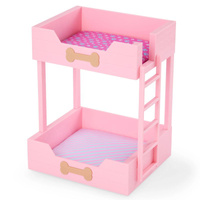 Łóżko piętrowe z pieskiem i akcesoriami różowe Puppy Dreams Bunk Bed Our Generation