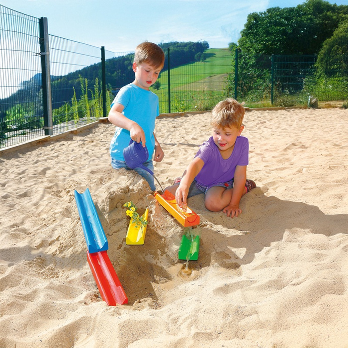 Drewniany Kulodrom 2w1 Tory wodno-kulkowe dla dzieci do zabawy w domu i ogrodzie Erzi 