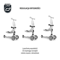  SCOOTANDRIDE Highwaykick1 2w1 Jeździk i hulajnoga 1-5 lat Steel