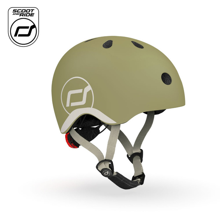 SCOOTANDRIDE Kask XXS-S dla dzieci 1-5 lat Olive