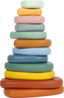 Gra drewniana w układanie kamieni Montessori River Rocks Small Foot