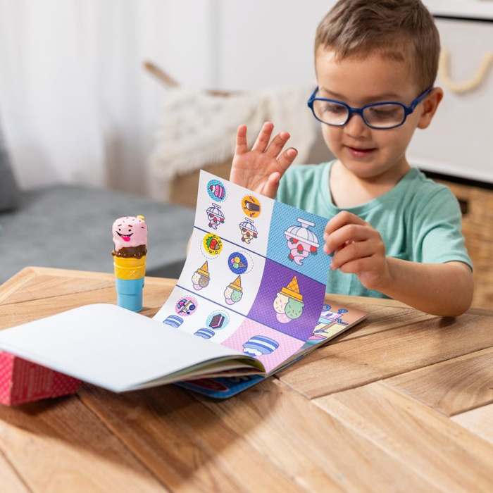 Sticker Wow książeczka Lody stempel z naklejkami Melissa & Doug