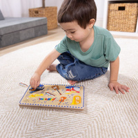 Interaktywna układanka drewniana z dźwiękiem Instrumenty Melissa & Doug