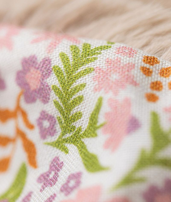 Króliczek z kwiecistymi uszami beżowy Petal 31 cm Jellycat pluszaki dla dzieci